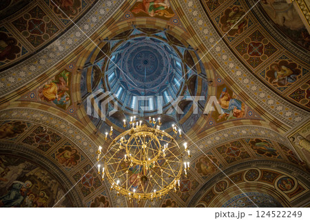 Chernivtsi National University Three Hierarchs Church interior, Ukraine. Chernivtsi National University Three Hierarchs Church interior, Ukraine. 124522249