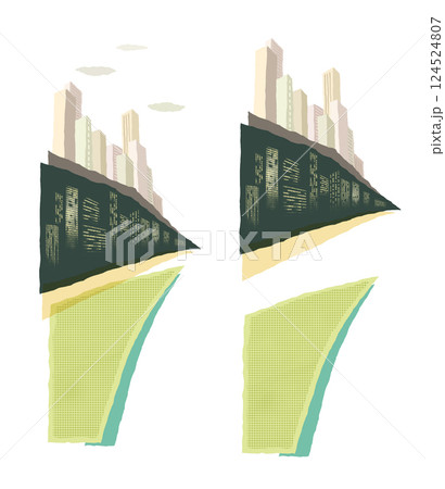 an image of a commercial city center an image of a commercial city center 124524807