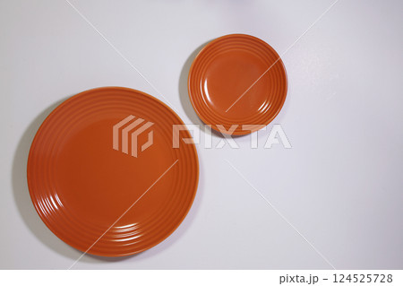 大きいお皿と小さいお皿 大きいお皿と小さいお皿 124525728