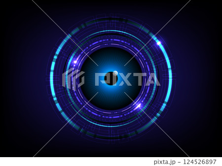 Abstract background with eye scan security Abstract background with eye scan security 124526897