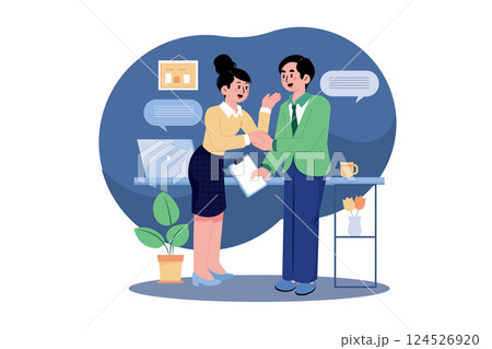 Customer Handshaking With a Marketing Agent 124526920