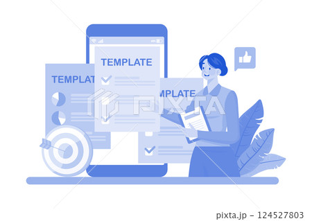 Online survey platforms offer customizable options. 124527803