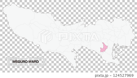 Location map of Meguro ward, Tokyo (with ward boundaries)_01 124527969