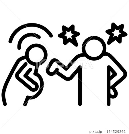 使いやすい黒ピクトグラム マタハラ 使いやすい黒ピクトグラム マタハラ 124529261