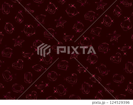 カットガラス柄、11ワインB 124529396