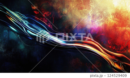 光輝く抽象的な背景 124529409