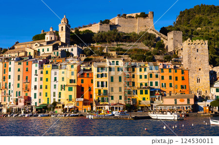 Picture of portovenere city La Spezia at sunny day 124530011