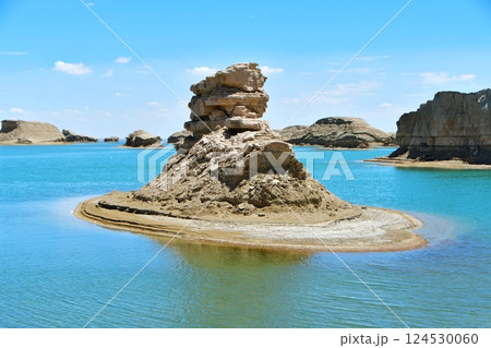 Photo of Yadan Landform in Qinghai Province, China 124530060