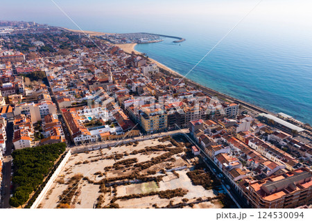 Aerial photo of Premia de Mar, Catalonia, Spain 124530094