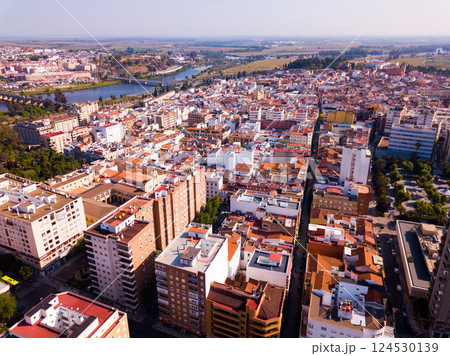 Aerial view of Badajoz, Spain Aerial view of Badajoz, Spain 124530139