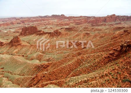 Photo of Danxia Landform in Gansu Province, China 124530300