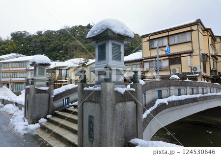 城崎温泉 雪景色 城崎温泉 雪景色 124530646