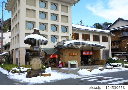 城崎温泉 雪景色 城崎温泉 雪景色 124530658