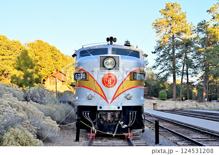 グランドキャニオン駅に保存のディーゼル機関車 グランドキャニオン駅に保存のディーゼル機関車 124531208