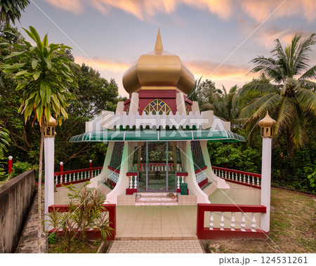 Mausoleum of Sultan Sharif Ali showcases Islamic architecture in Bandar Seri Begawan, Brunei Mausoleum of Sultan Sharif Ali showcases Islamic architecture in Bandar Seri Begawan, Brunei 124531261