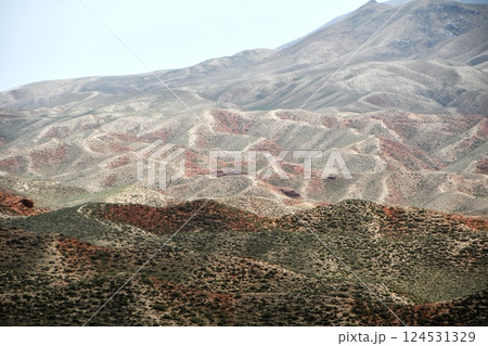 Photo of Danxia Landform in Gansu Province, China 124531329