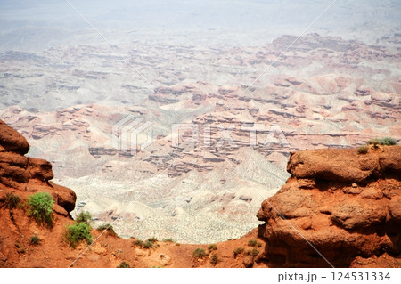 Photo of Danxia Landform in Gansu Province, China 124531334