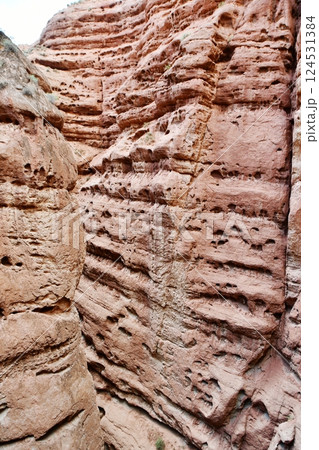 Photo of Danxia Landform in Gansu Province, China 124531384