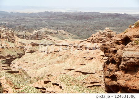 Photo of Danxia Landform in Gansu Province, China 124531386