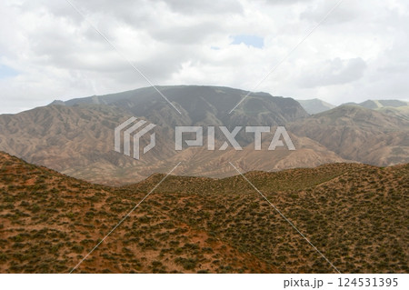 Photo of Danxia Landform in Gansu Province, China 124531395