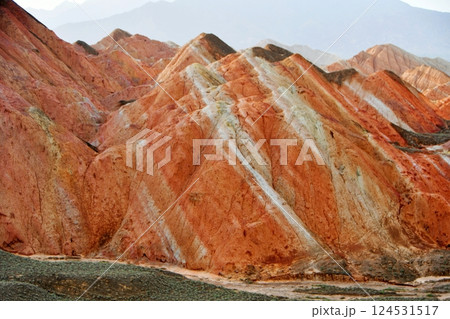 Photo of Danxia Landform in Gansu Province, China 124531517