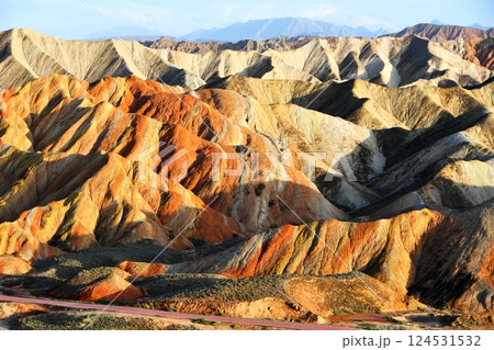 Photo of Danxia Landform in Gansu Province, China 124531532