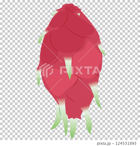 ドラゴンフルーツのクリップアート ドラゴンフルーツのクリップアート 124531893