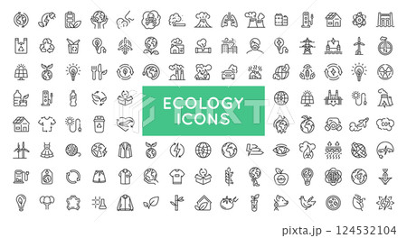 Ecology Icons Set Ecology Icons Set 124532104