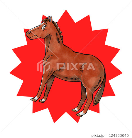 やられた馬 124533040