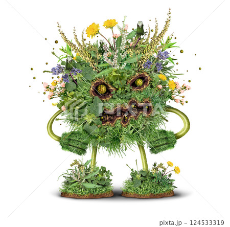 Seasonal Allergy Monster 124533319