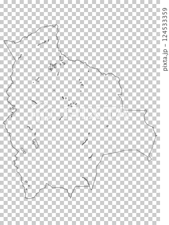 白地図 ボリビア 白地図 ボリビア 124533359
