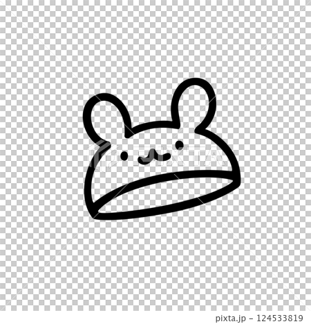 Simple hat illustration material Simple hat illustration material 124533819