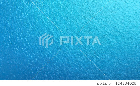 《AI画像》水色の和紙のテクスチャー 124534029