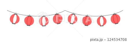 提灯のイラスト ちょうちん 赤提灯 祭り 夏祭り 飾り 装飾 縁日 屋台 夜店 和 和風 灯り 提灯のイラスト ちょうちん 赤提灯 祭り 夏祭り 飾り 装飾 縁日 屋台 夜店 和 和風 灯り 124534708