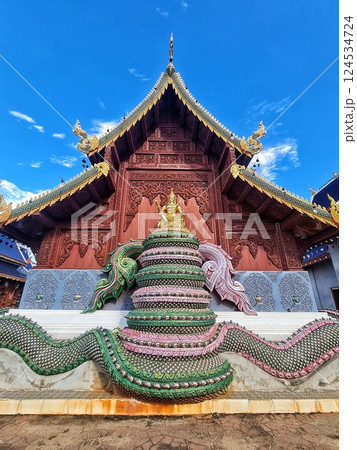 Wat Densalee, a most stunning temple in Chaingmai, Thailand 124534724