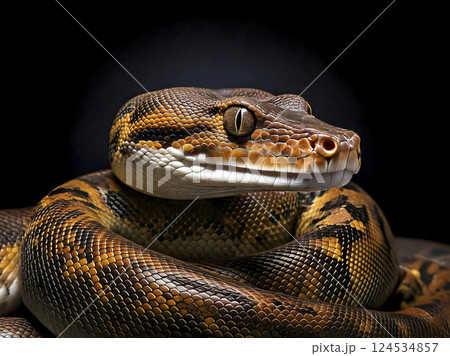 ヘビ　AI生成画像　 124534857