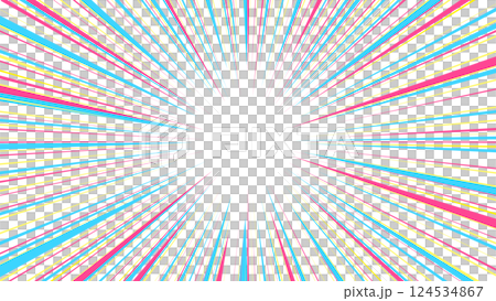 Background material Blue Yellow Pink Colorful Three colors Explosion Colored concentrated lines Attention background Flash Speed Comic expression Background material Blue Yellow Pink Colorful Three colors Explosion Colored concentrated lines Attention background Flash Speed Comic expression 124534867