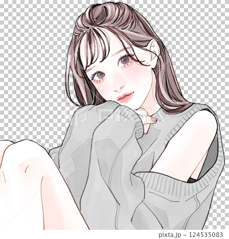 あざと可愛い女性 124535083