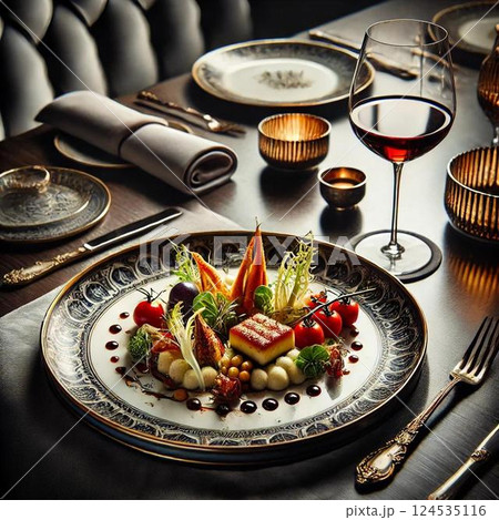 フレンチのイラスト フレンチのイラスト 124535116