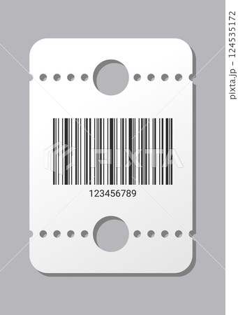 Empty ticket template. Blank concert ticket or lottery coupon. Event coupon or cinema movie theater card. Festival or circus paper empty flyer. Vector isolated illustration Empty ticket template. Blank concert ticket or lottery coupon. Event coupon or cinema movie theater card. Festival or circus paper empty flyer. Vector isolated illustration 124535172