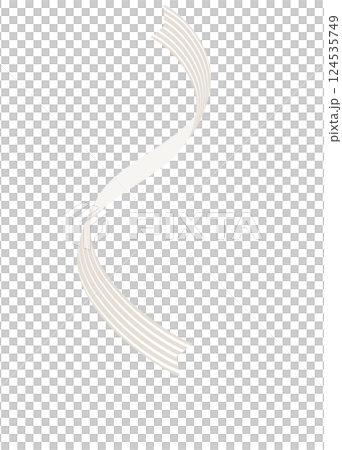 絲帶膠帶插圖，曲線，米色，淺棕色，裝飾性，白色背景，png，向量，簡單 124535749