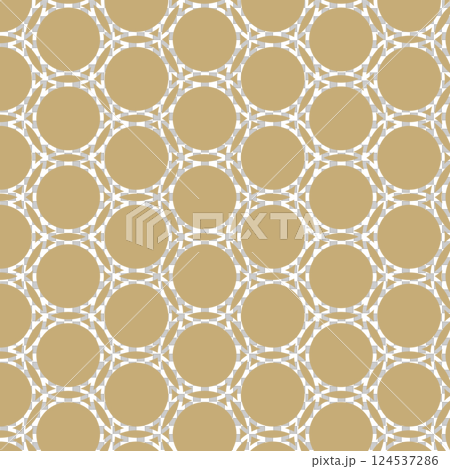 Overlapping double circle background material (Swatch compatible) Gold 124537286