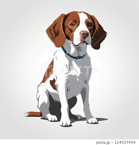 性格は従順で温厚な性格のブリタニースパニエル 性格は従順で温厚な性格のブリタニースパニエル 124537454