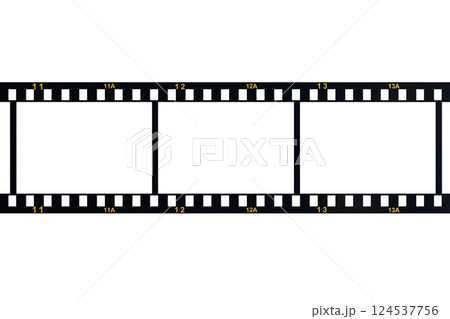 アナログ写真フィルムの3Dイラスト 124537756