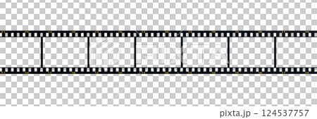 3D illustration of analogue photographic film 124537757