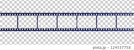3D illustration of analogue photographic film 124537758