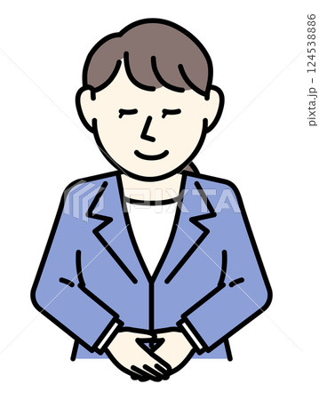 スーツの女性 スーツの女性 124538886