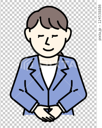 スーツの女性 スーツの女性 124538886