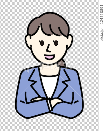 スーツの女性 スーツの女性 124538891
