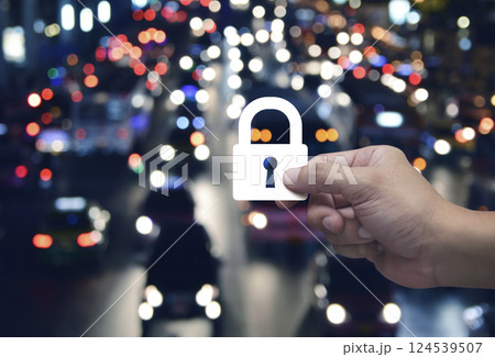 Technology internet security and safety online concept 124539507